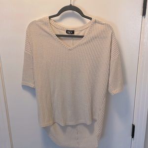 Waffle Knit Blouse